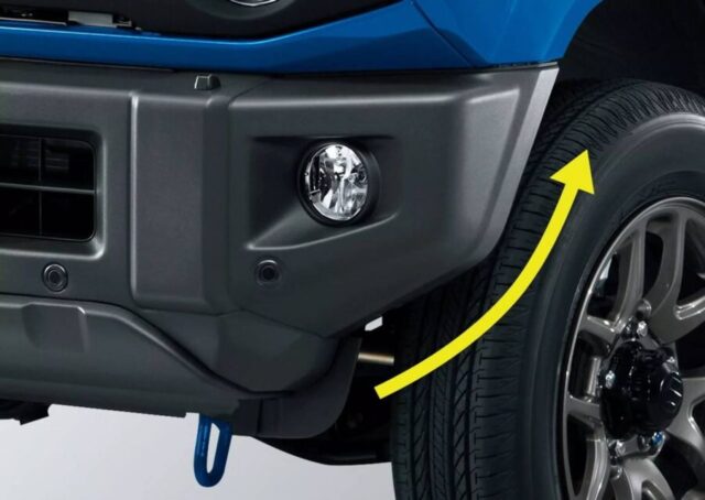 Suzuki Jimny 2026 detalhe para-choque