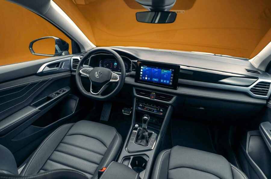 Novo VW Taos 2026 é lançado no Brasil com visual e interior atualizado 5 interior vw taos 2026
