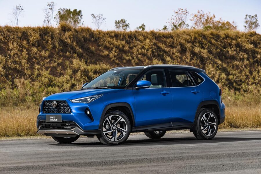 Toyota oferece descontos de até R$ 54,6 mil no Brasil, Yaris Cross sai por R$ 129.990 e SW4 por R$ 364.000. Confira ! 1 Toyota Yaris Cross 2026