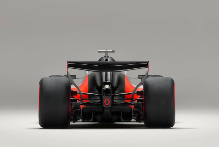 Audi R26 - Conheça o carro da Audi na F1 que Bortoleto correrá em 2026 3 Audi R26 F1 / carro da Audi Fórmula 1 traseira rear view