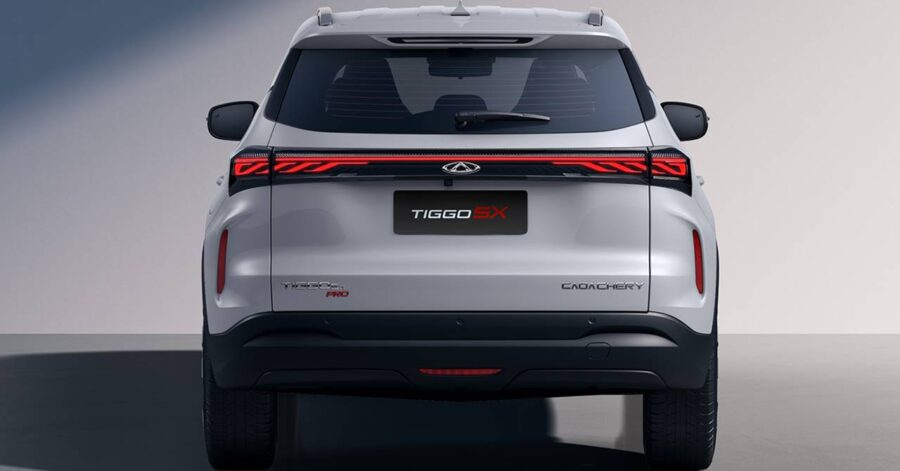 Novo Chery Tiggo 5X 2027 chega com visual e interior atualizado e já está disponível no Brasil 3 Tiggo 5x 2027 traseira
