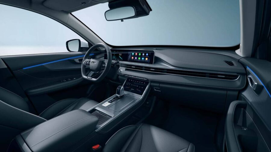 Novo Chery Tiggo 5X 2027 chega com visual e interior atualizado e já está disponível no Brasil 5 Chery Tiggo 5X 2027 interior
