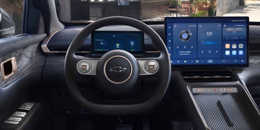 Chevrolet Captiva EV 2026 chega ao Brasil por R$ 199.990. Conheça em detalhes 6 Chevrolet Captiva EV 2026 interior