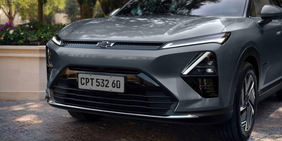 Chevrolet Captiva EV 2026 chega ao Brasil por R$ 199.990. Conheça em detalhes 1 Chevrolet Captiva EV 2026 detalhe dianteira