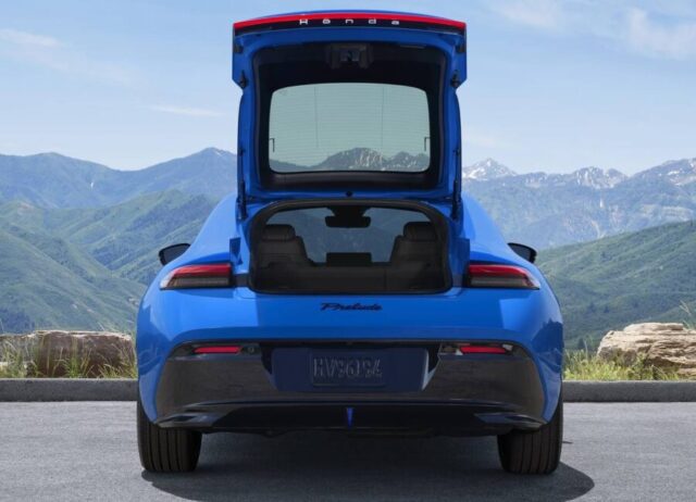 novo Honda Prelude traseira porta malas