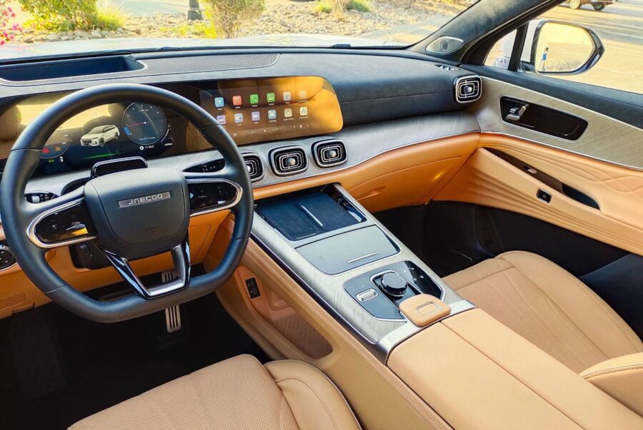 Jaecoo 8 chegará as lojas no início de 2026 5 interior jaecoo 8 2026