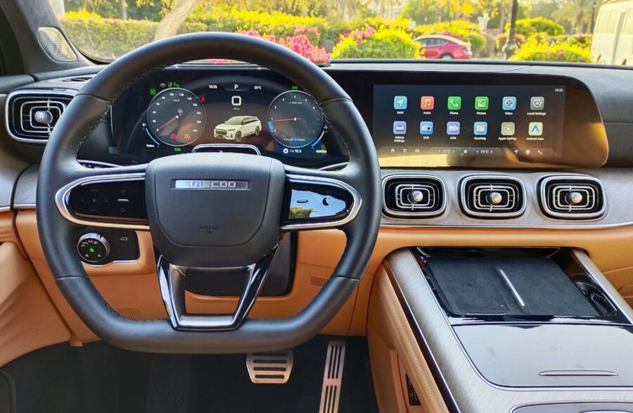 Jaecoo 8 chegará as lojas no início de 2026 6 interior jaecoo 8 2026