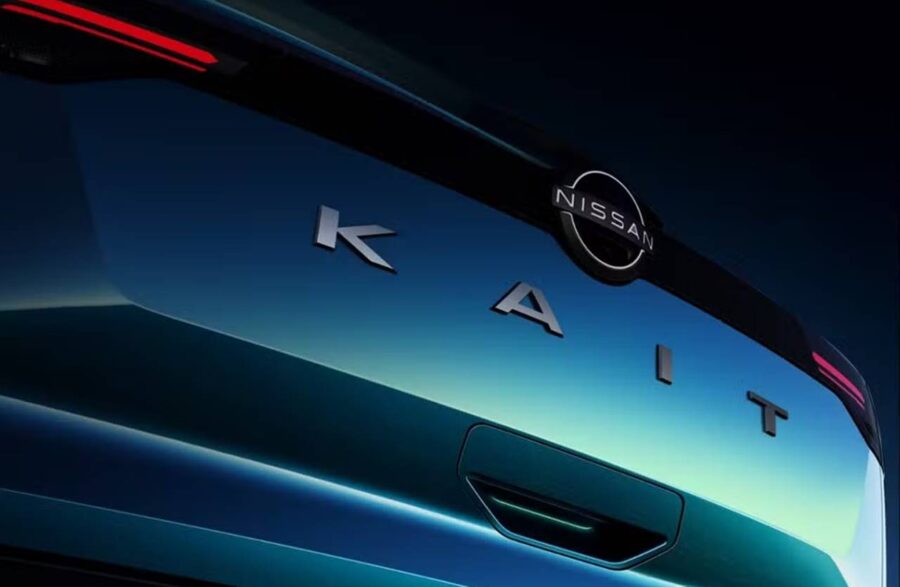 Nissan Kait 2026 - Tem novas imagens divulgadas. Confira os novos detalhes 3 nissan kait 2026 teaser