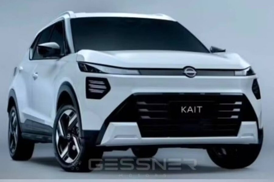 Nissan Kait 2026 - Tem novas imagens divulgadas. Confira os novos detalhes 1 nissan kait 2026