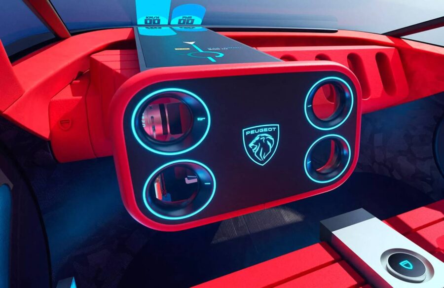 Novo Peugeot 208 2028 é flagrado pela primeira vez 9 Peugeot Polygon Concept interior