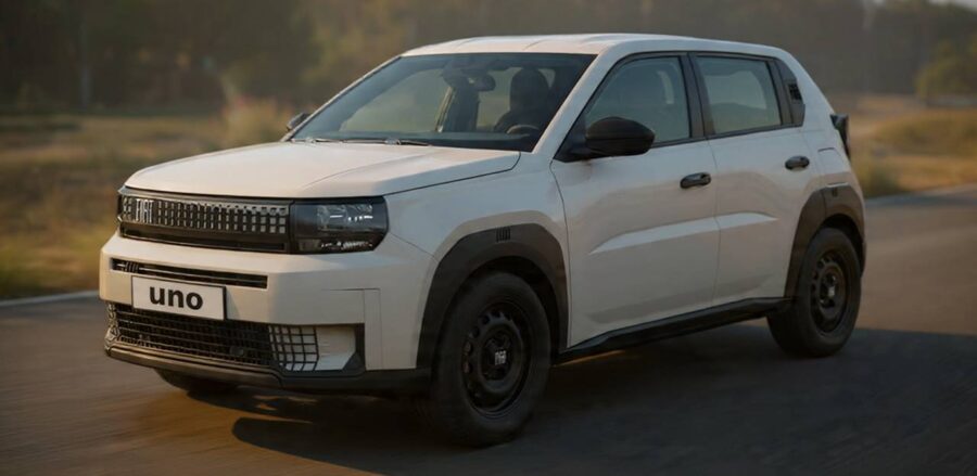 Novo Uno 2027 - Com lançamento mais próximo compacto já roda com carroceria definitiva 6 fiat uno 2027