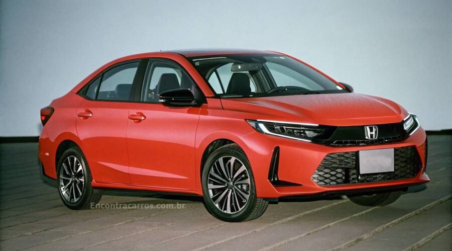 Novo Honda City 2027 chegará em breve com visual atualizado 5 Honda City 2027 projeção