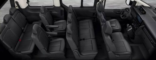 Hyundai Staria interior bancos