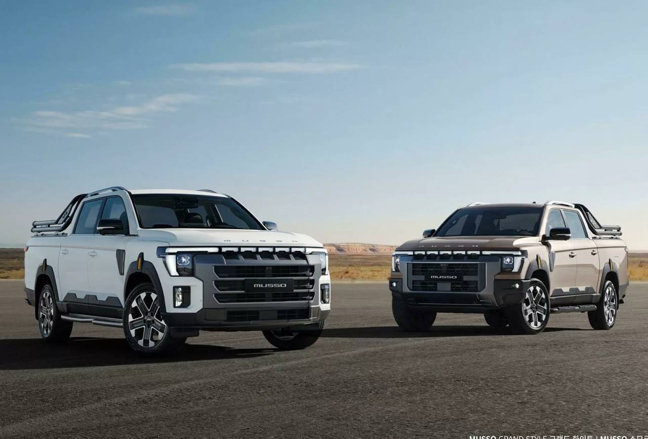 KGM Musso 2026 - Nova picape da SsangYong é mostrada na Coreia e vai enfrentar Hilux e Ranger 1 KGM Musso 2026