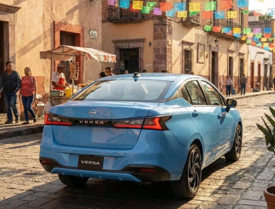Novo Nissan Versa 2027 tem imagens vazadas e visual deve dividir opiniões 3 Nissan Versa 2027 traseira