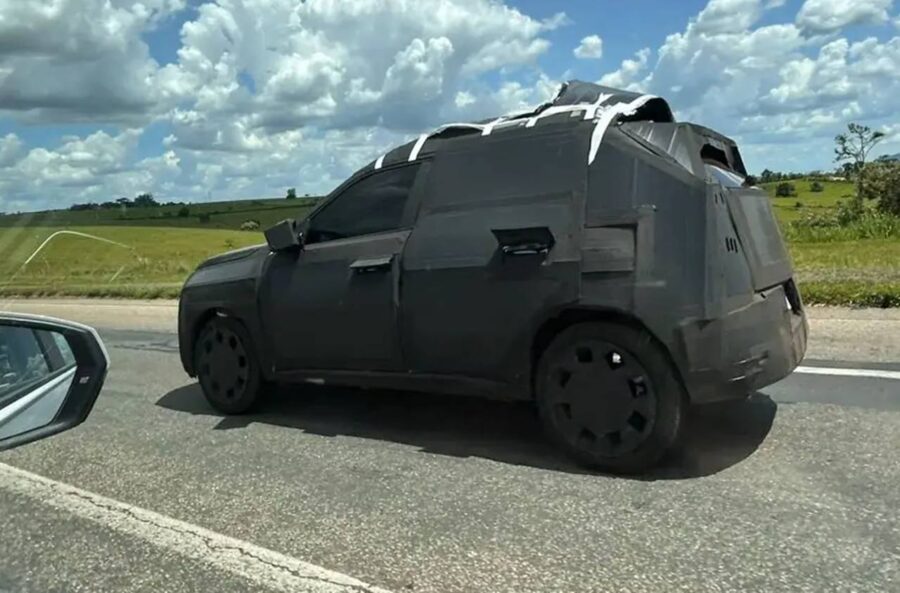 Novo Uno 2027 - Com lançamento mais próximo compacto já roda com carroceria definitiva 3 fiat uno 2027