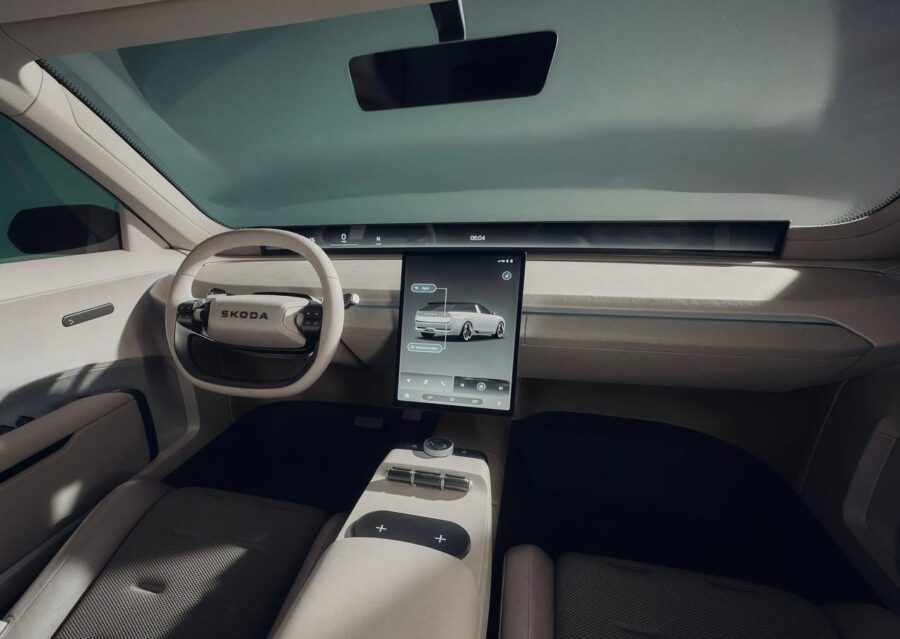 Skoda Vision O Concept - Nova perua elétrica impressiona pelo visual 3 Skoda Vision O interior