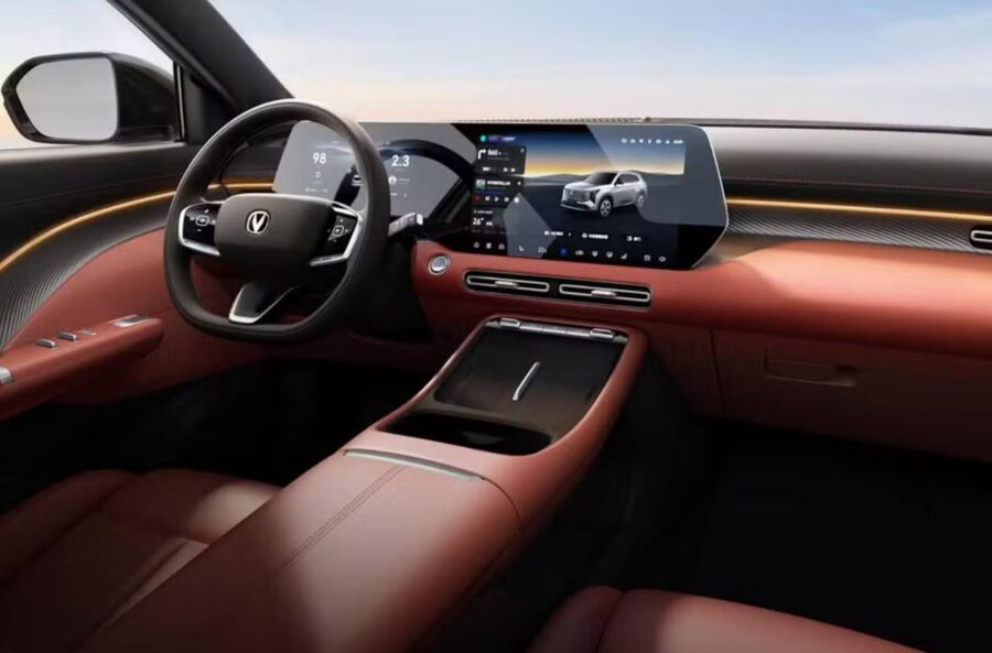 Changan CS55 2026 - Com um conjunto interessante e bem equipado ele tem qualidades para agradar no Brasil 7 interior changan cs55 2026