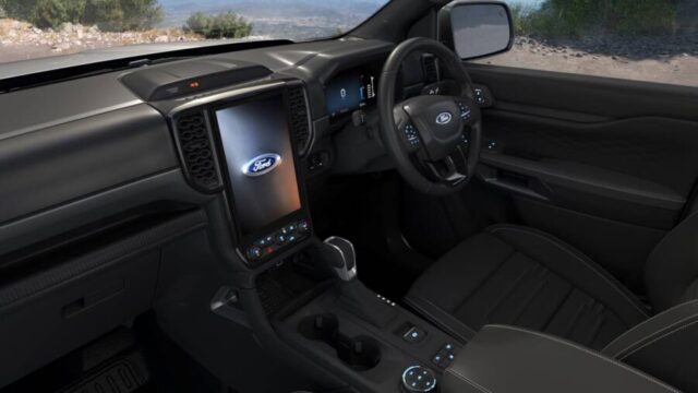 Ford Ranger Tremor interior