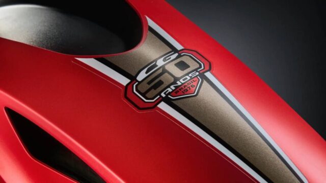 Honda CG 50 anos tanque