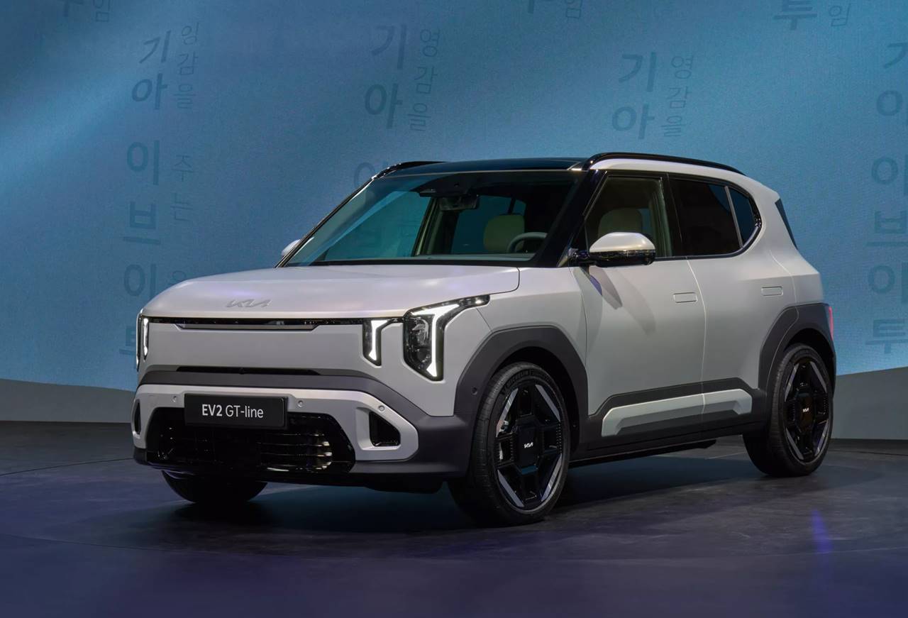 Kia EV2 2027 - Novo SUV compacto elétrico "barato" pode vir ao Brasil 5 kia ev2 2027