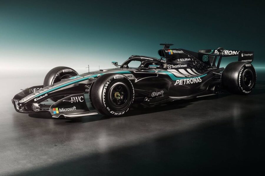 Conheça todos os carros da F1 2026 apresentados até agora 15 Mercedes W17 - Carro Mercedes F1 2026