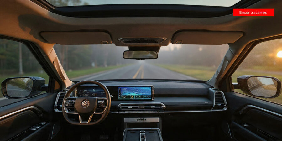 Nova Amarok 2027 - Tudo o que você precisa saber sobre a nova geração 7 Volkswagen Amarok 2027 interior