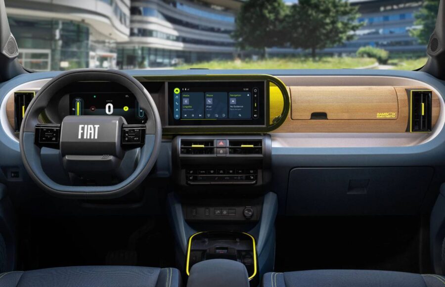 Novo Fiat Argo 2027 - Confirmado, este será o nome do Grande Panda no Brasil 8 interior novo fiat grande panda