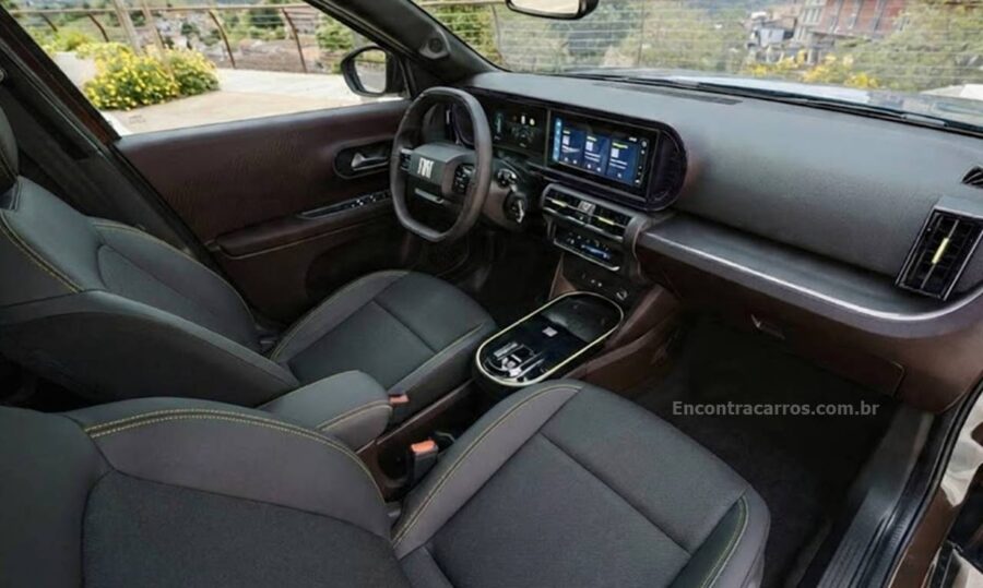 Novo Fiat Argo 2027 - Confirmado, este será o nome do Grande Panda no Brasil 10 Novo Fiat Argo 2027 interior