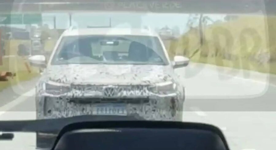 Novo Taos 2027 - Novo SUV da VW já roda em testes e pode se chamar Taos ao invés de T-Cross 5 novo nivus 2028