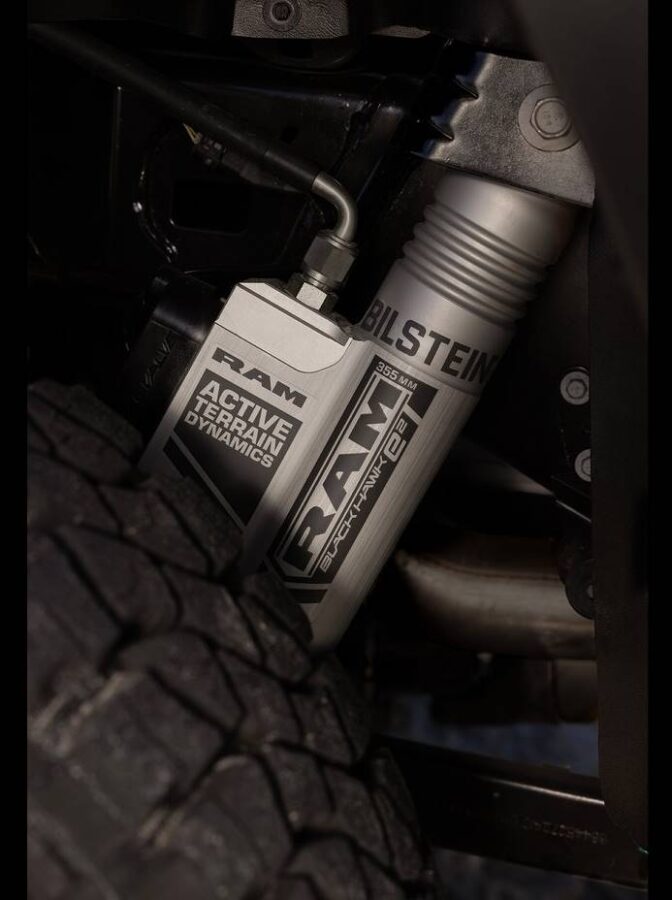 Ram 1500 SRT TRX 2027: O retorno do monstro americano agora com 777 cv ! 3 Ram 1500 SRT TRX suspensão