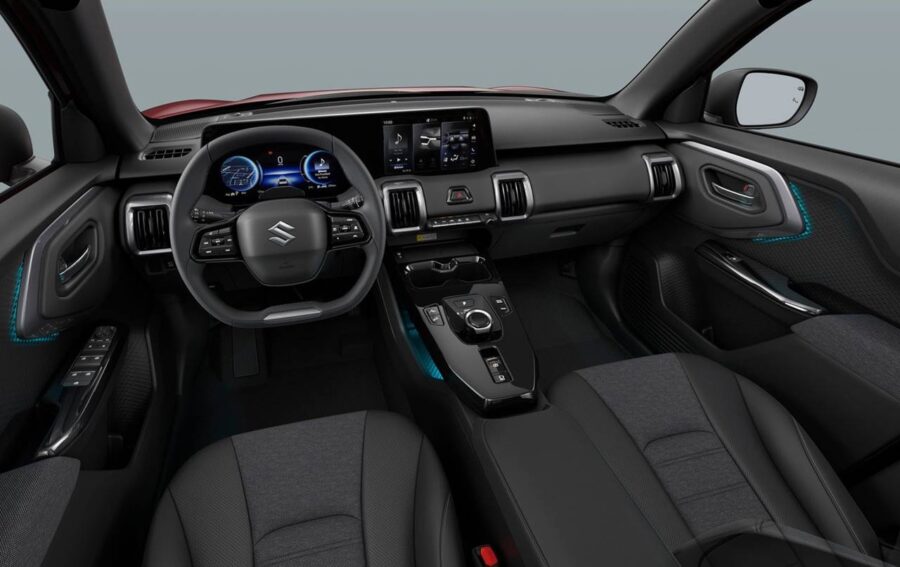 Suzuki e-Vitara 2026: Elétrico 4x4 é confirmado no Brasil, confira o que ele trará e quando chega 3 Suzuki e-Vitara interior