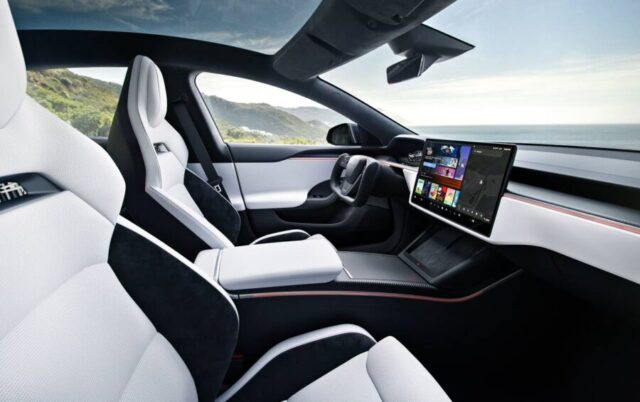 Tesla Model S interior