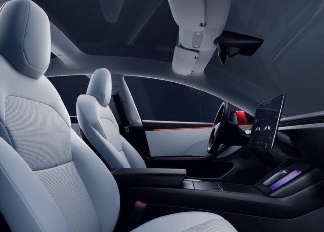 Tesla Model 3 interior