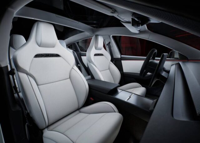 Tesla Model 3 interior