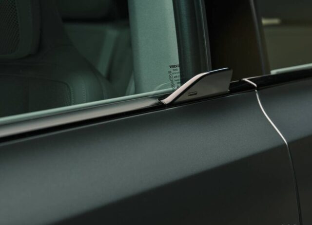 Volvo EX60 detalhe maçaneta