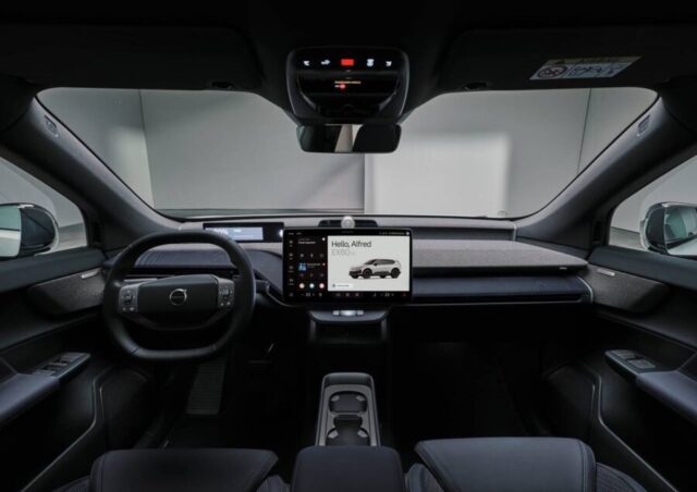 Volvo EX60 interior painel