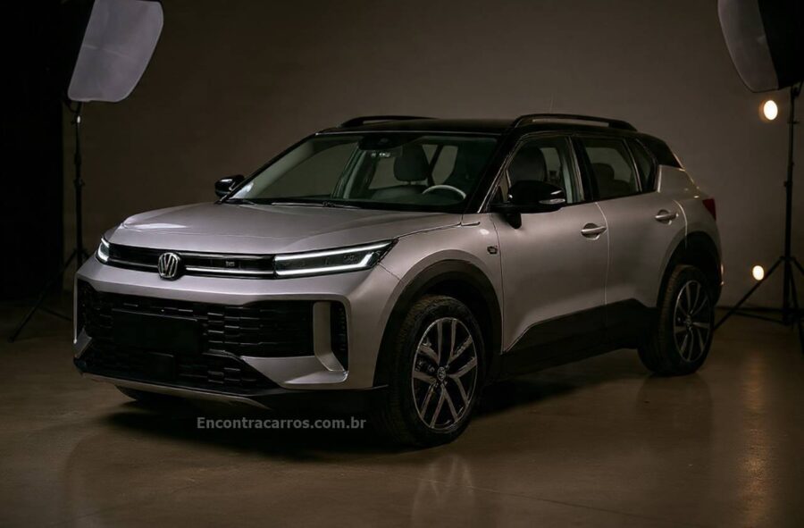 Novo Taos 2027 - Novo SUV da VW já roda em testes e pode se chamar Taos ao invés de T-Cross 8 Volkswagen T-Cross 2027