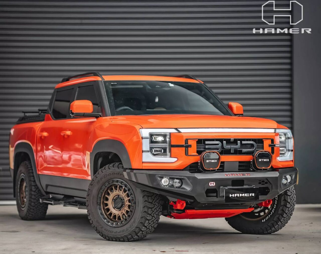 BYD Shark impressiona após ganhar kit off-road da Hamer 4x4 1 BYD Shark Hamer 4x4