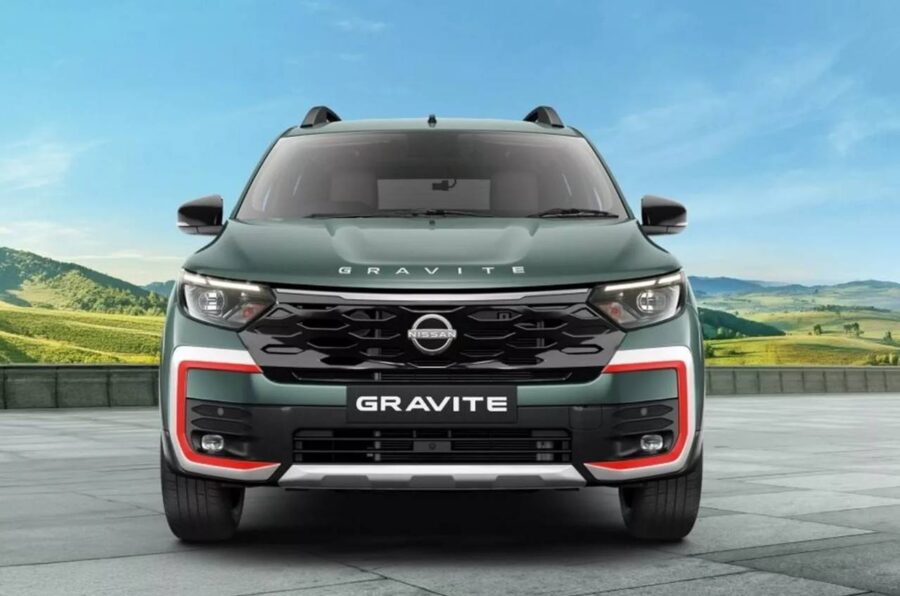 Nissan Gravite - Novo SUV de 7 lugares baseado no Kwid 1 Nissan Gravite dianteira