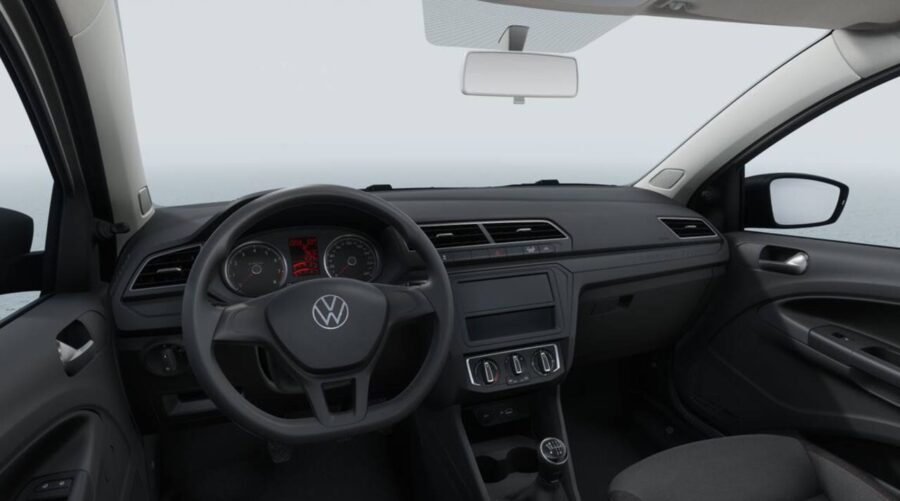 VW Saveiro 2026 tem descontos de até R$ 30 mil em vendas diretas 4 Saveiro Robust 2026 interior painel