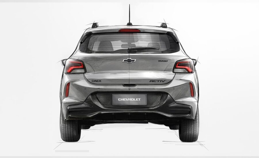 Novo Chevrolet Onix Activ 2027 tem imagens reveladas e chegará em breve 3 Chevrolet Onix Activ 2026 2027