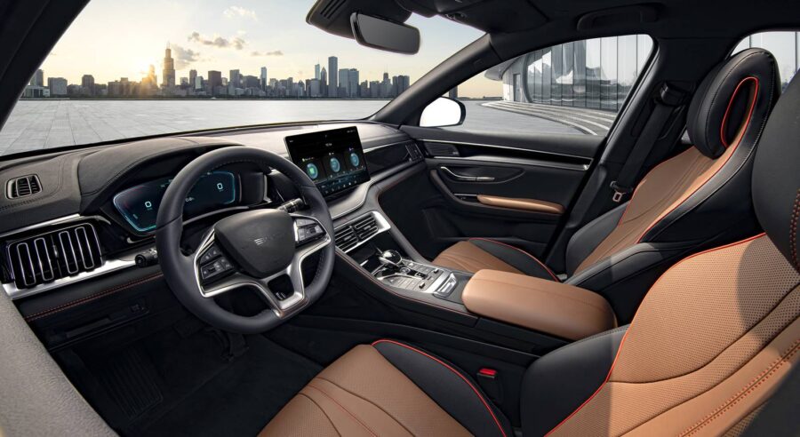 BYD Song Plus 2027 chega com motor mais forte e roda 100 km com eletricidade 3 BYD Song Plus 2027 interior