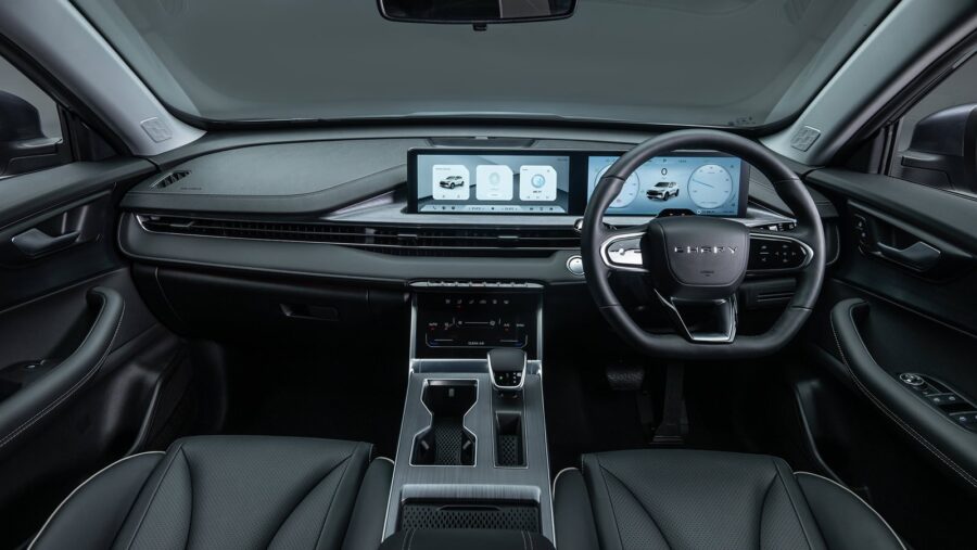 CAOA Chery Tiggo 5X Híbrido 2027 - Nova versão híbrida chega em breve com 204 cv 2 Chery Tiggo 5X híbrido 2027 interior