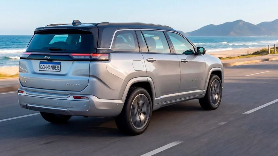 Jeep Commander 2027 chega com motor híbrido leve e faz até 11 km/l na cidade 1 Jeep Commander MHEV Overland 2027