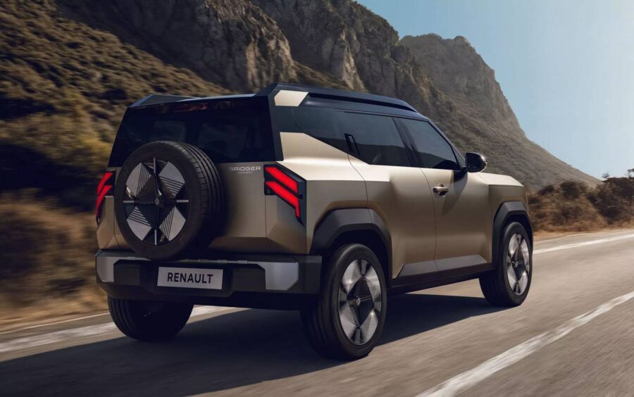 Renault Bridger - Conheça o novo SUV compacto que virá ao Brasil 2 Renault Bridger traseira