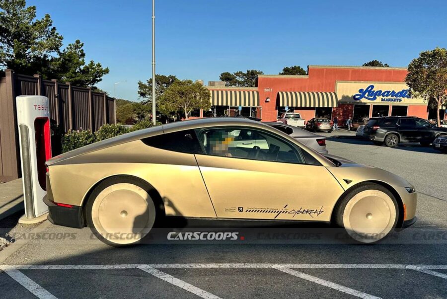 Tesla Cybercab é flagrado pela primeira vez em sua versão de produção, e pode ter volante 1 Tesla Cybercab