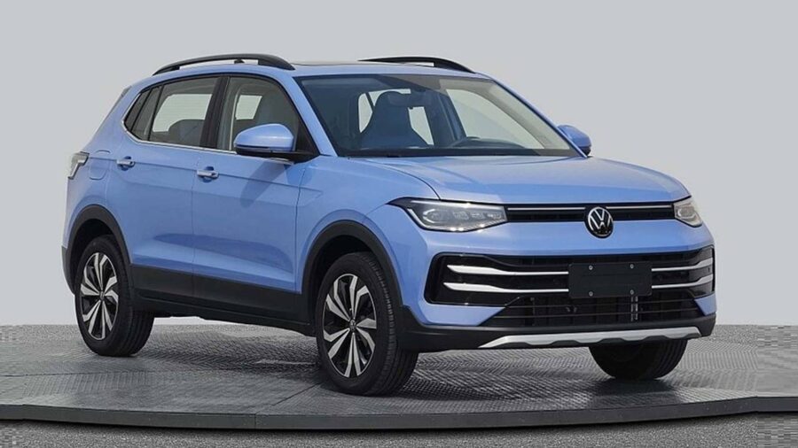 Novo VW T-Cross 2027 reestilizado é flagrado na Índia e deve vir ao Brasil 1 VW Tharu 2026