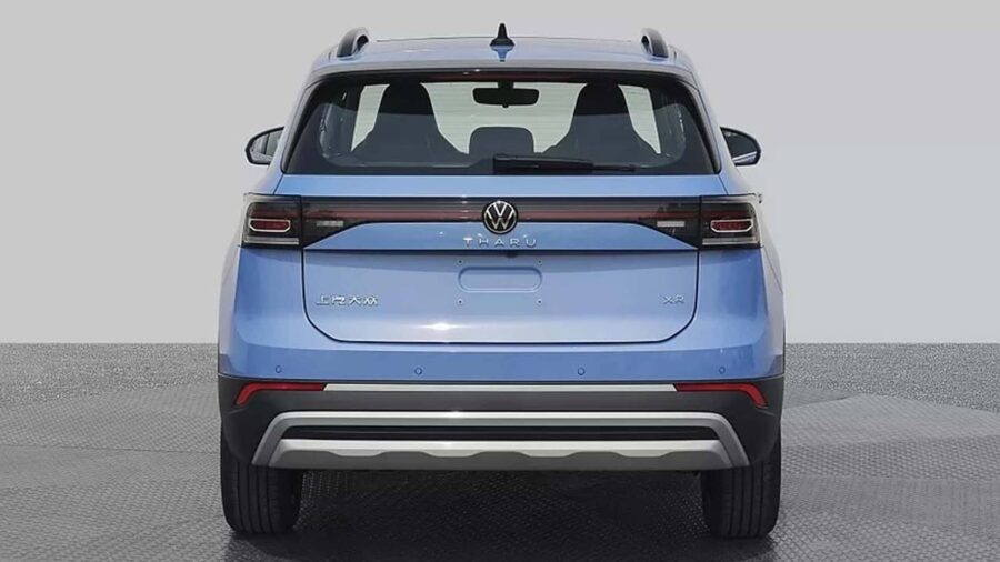 Novo VW T-Cross 2027 reestilizado é flagrado na Índia e deve vir ao Brasil 5 VW Tharu 2026