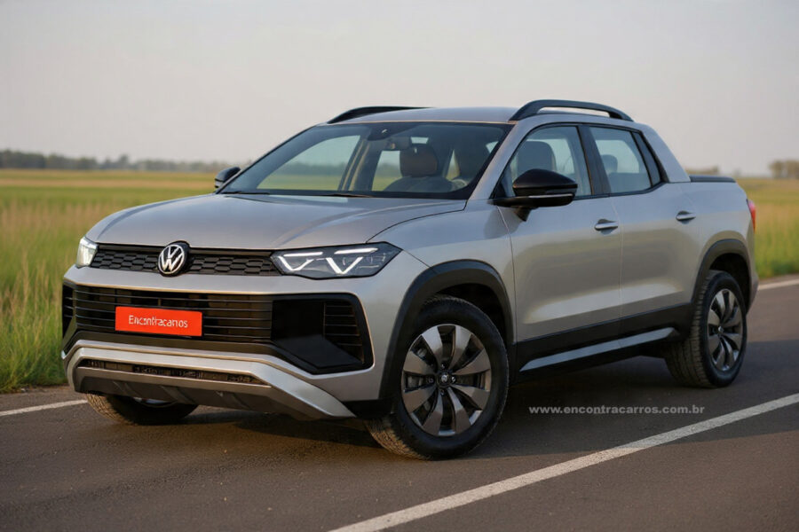VW Tukan - Nova picape é flagrada e revela seu tamanho, confira os motores e expectativa de preços 5 Volkswagen Tukan projeção
